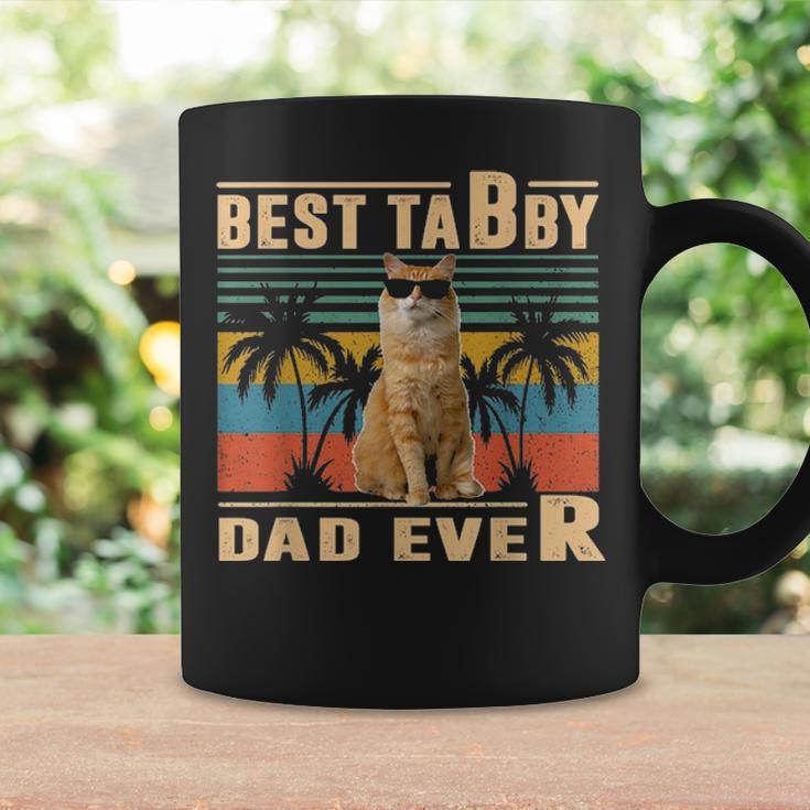 Vintage Best Cat Dad Ever Tabby Fathers Day Gift For Daddy Coffee Mug Gifts ideas