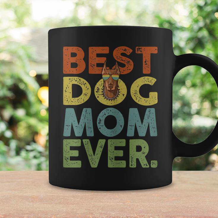 Vintage Best Dog Mom Ever Gift Doberman Dog Lover Gift For Womens Coffee Mug Gifts ideas