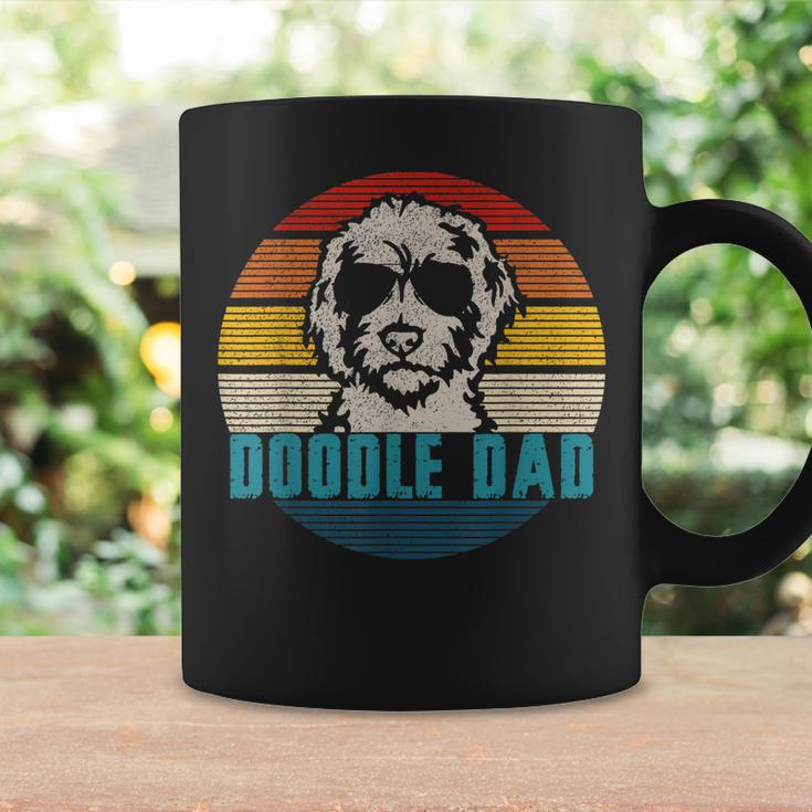 Vintage Best Doodle Dad Ever Fathers Day Golden Doodle Coffee Mug Gifts ideas