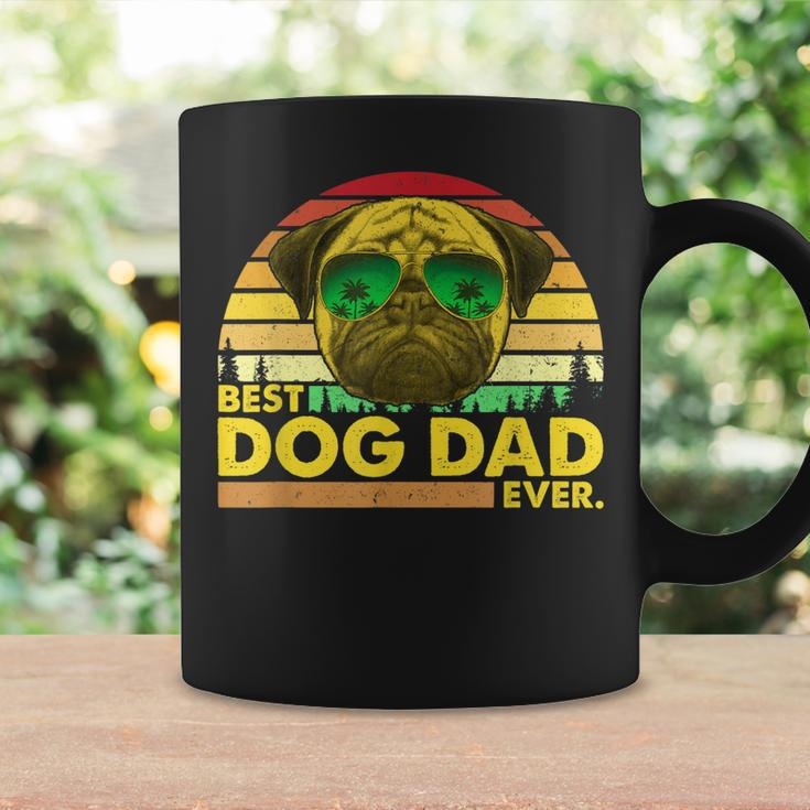 Vintage Best Pug Dad Ever Dog Daddy Father Coffee Mug Gifts ideas