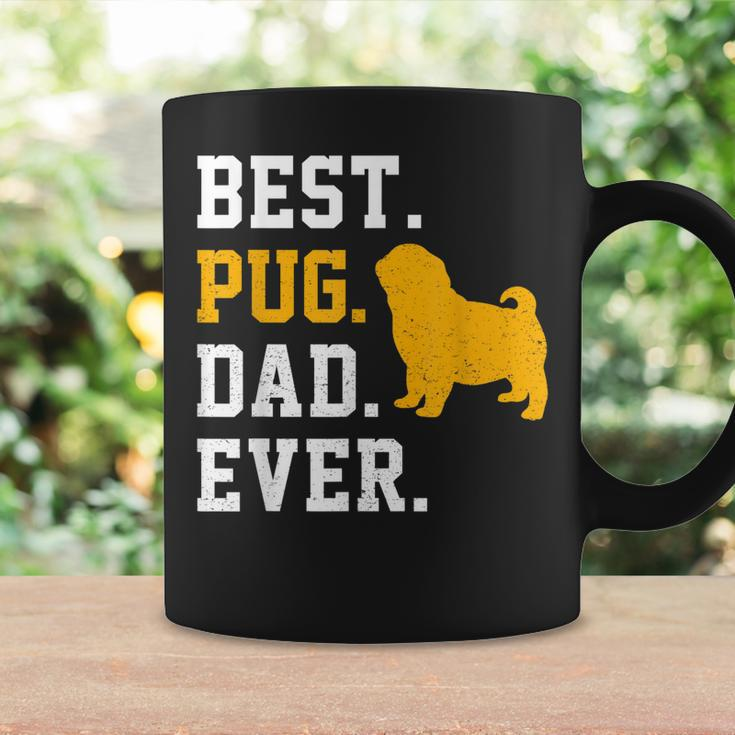 Vintage Best Pug Dad Ever Fathers Day Dog Gifts Coffee Mug Gifts ideas
