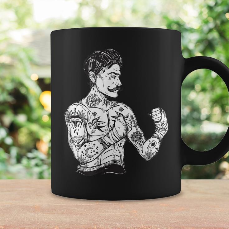 Vintage Boxing Champion Tattoo - Boho Ink Fighter Coffee Mug Gifts ideas
