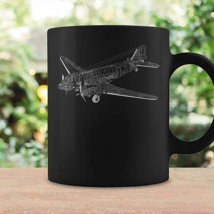 Vintage Dc-3 Airplane For Men Husband Dad Grandfather Coffee Mug Gifts ideas
