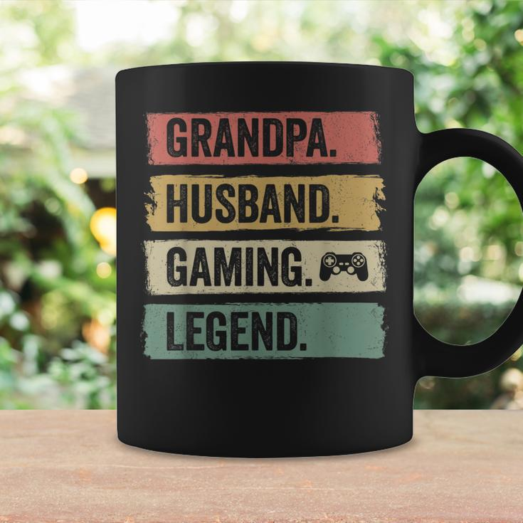 Vintage Ehemann Opa Gaming Legende Gamer Opa Tassen Geschenkideen