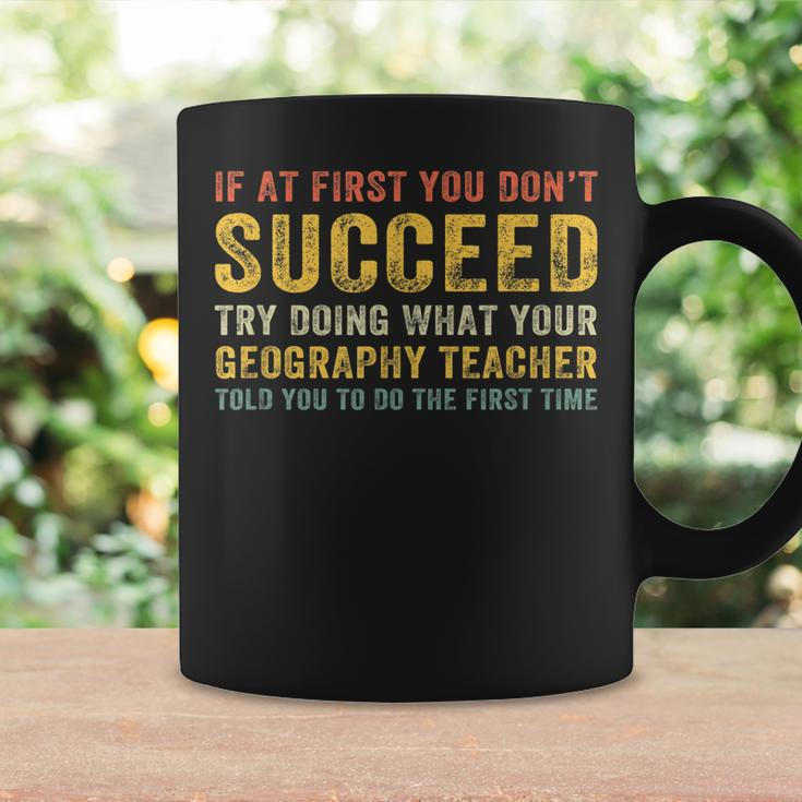 Vintage Geography Teacher Job Title Back To School Gift Coffee Mug Gifts ideas