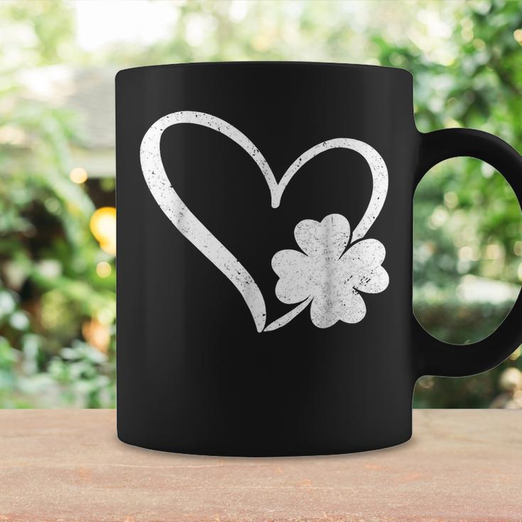 Vintage Happy St Patricks Day Go Lucky Irish Shamrock Coffee Mug Gifts ideas