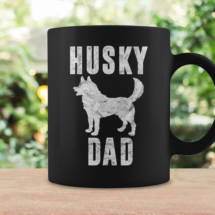 Vintage Husky Dad Gift Dog Daddy Siberian Huskies Father Coffee Mug Gifts ideas