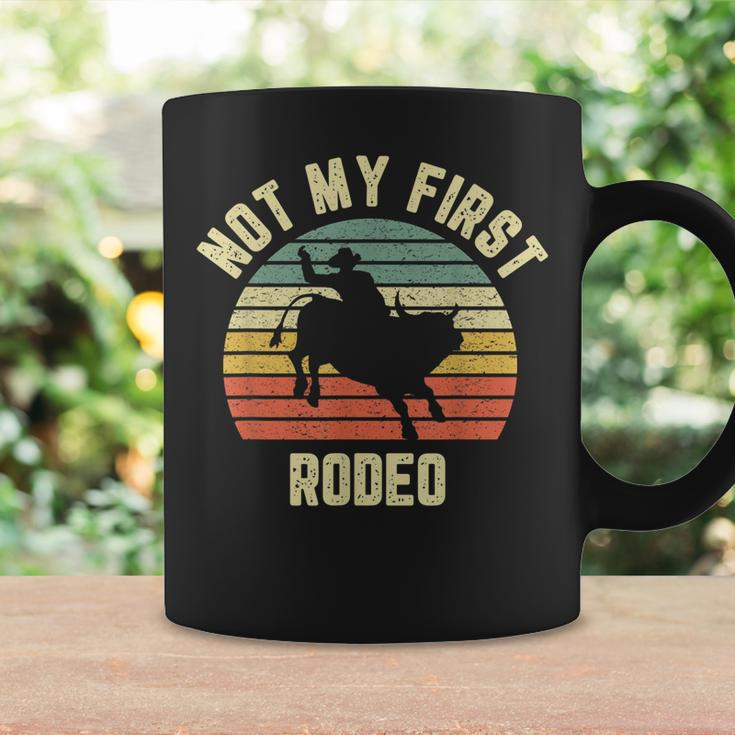 Vintage Not My First Rodeo Gift Idea Horse Guy Texas Ranch Coffee Mug Gifts ideas