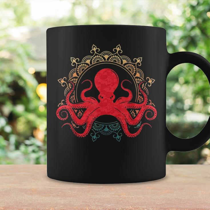 Vintage Octopus Gift Print Retro Octopi Retro Octopus Coffee Mug Gifts ideas