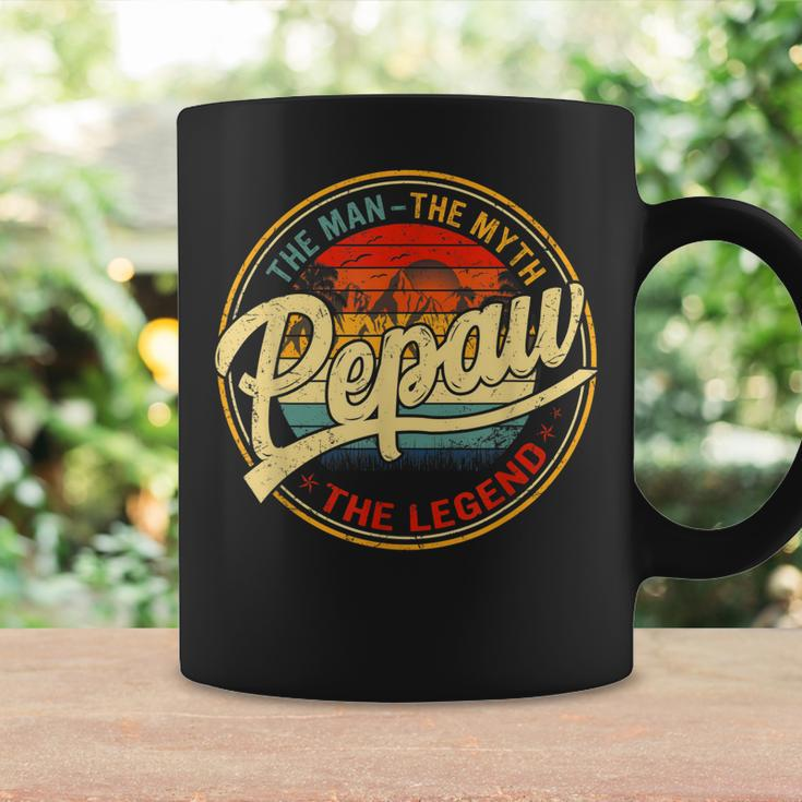 Vintage Pepaw Man Myth Legend Dad Fathers Day Gift Gift For Mens Coffee Mug Gifts ideas