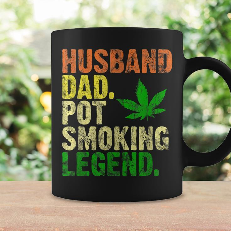 Vintage Retro Husband Dad Pot Smoking Weed Legend Gift Coffee Mug Gifts ideas