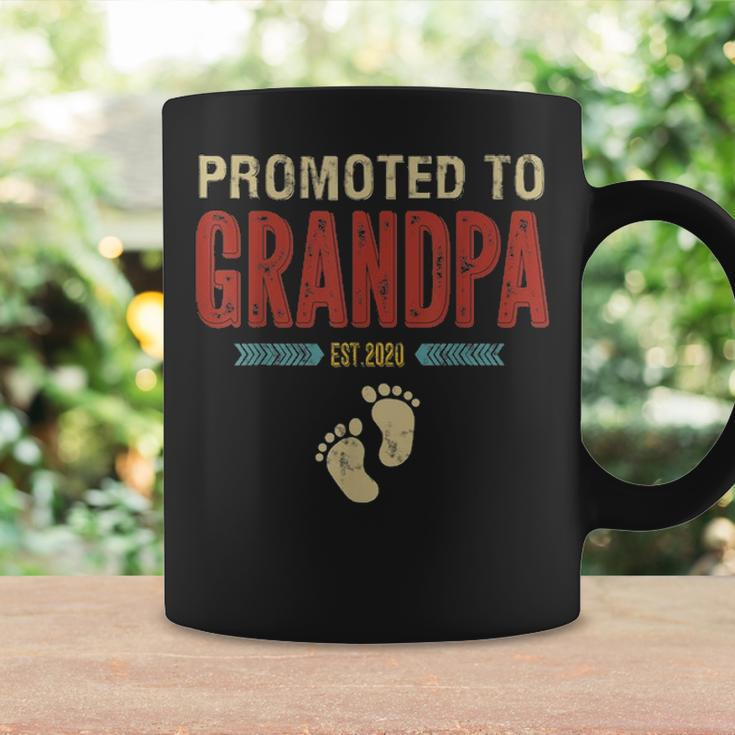 Vintage Retro Promoted To Grandpa Est 2021 Fathers Day Gift Coffee Mug Gifts ideas