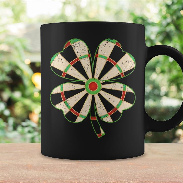 Vintage Shamrock Leaf Lucky Darts St Patricks Day Coffee Mug Gifts ideas
