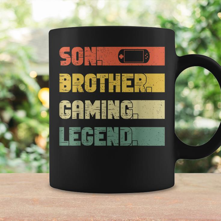 Vintage Sohn Bruder Gaming Legende Retro Video Gamer Junge Tassen Geschenkideen