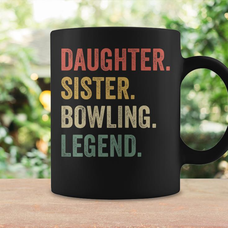 Vintage Tochter & Schwester Bowling Legende Tassen für Spielerinnen Geschenkideen
