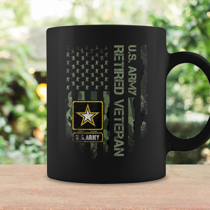 Vintage Usa Camouflage Army Proud Retired Military Veteran Coffee Mug Gifts ideas