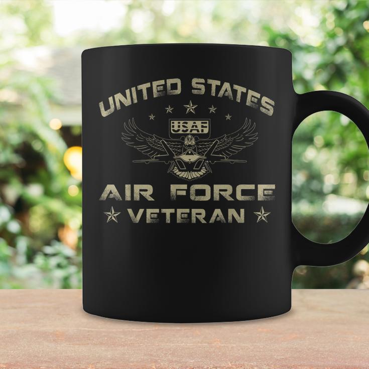 Vintage Usa Flag Proud Us Air Force Veteran For Men Women Coffee Mug Gifts ideas