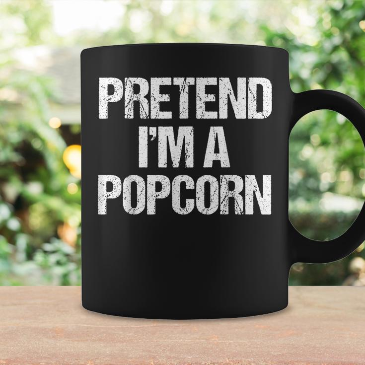 Vorgeben Ich Bin Ein Popcorn Lustig Faul Halloween-Kostüm Tassen Geschenkideen