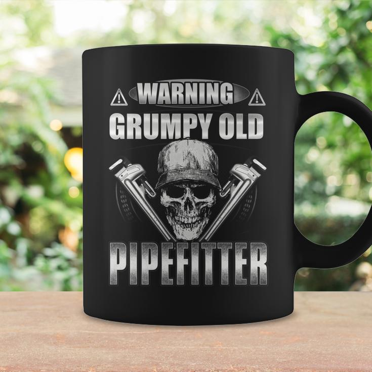Warning Grumpy Old Pipe Fitter GrandpaPipefitter Coffee Mug Gifts ideas