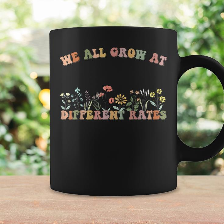 We All Grow At Different Rates Sped Teacher Retro Vintage Coffee Mug Gifts ideas