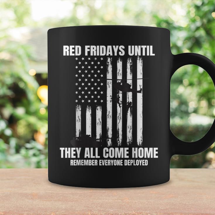 Wear Red On Fridays Military Remember Everyone Deployed Flag Coffee Mug Gifts ideas