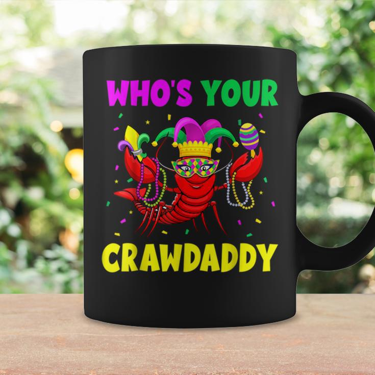 Whos Your Crawdaddy Crawfish Jester Beads Funny Mardi Gras Coffee Mug Gifts ideas