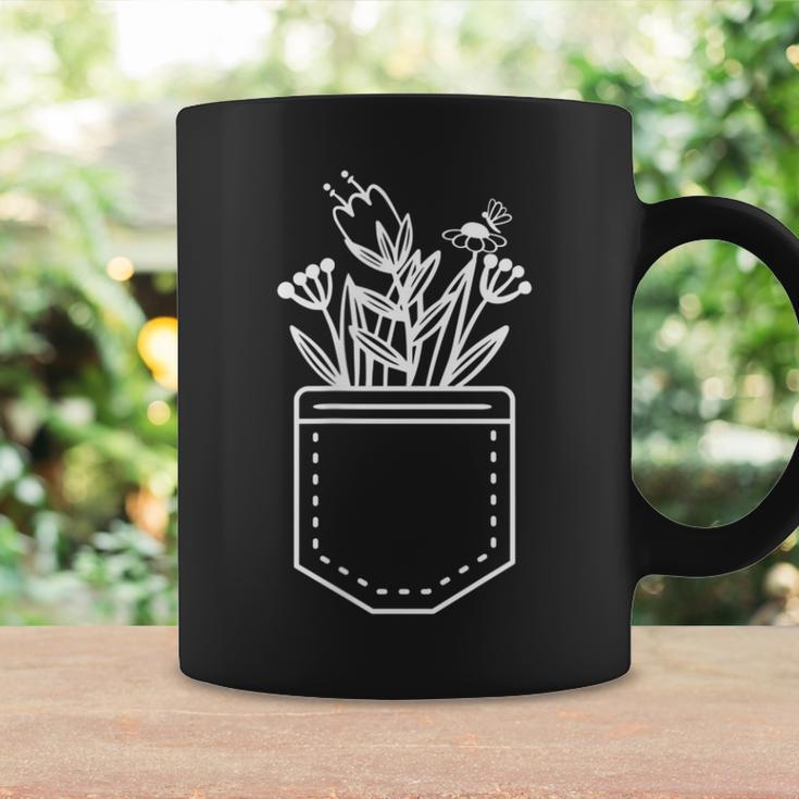 Wildflowers Pocket Plant Inspired Summer Botanical Lover Coffee Mug Gifts ideas