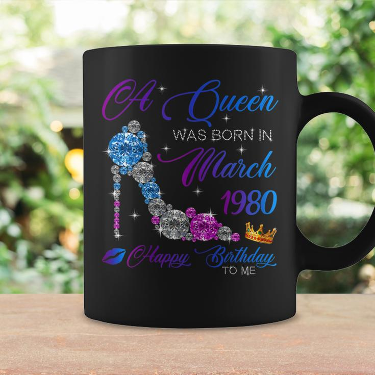 Womens A Queen Was Born In March 1980 40Th Birthday Gifts Coffee Mug Gifts ideas