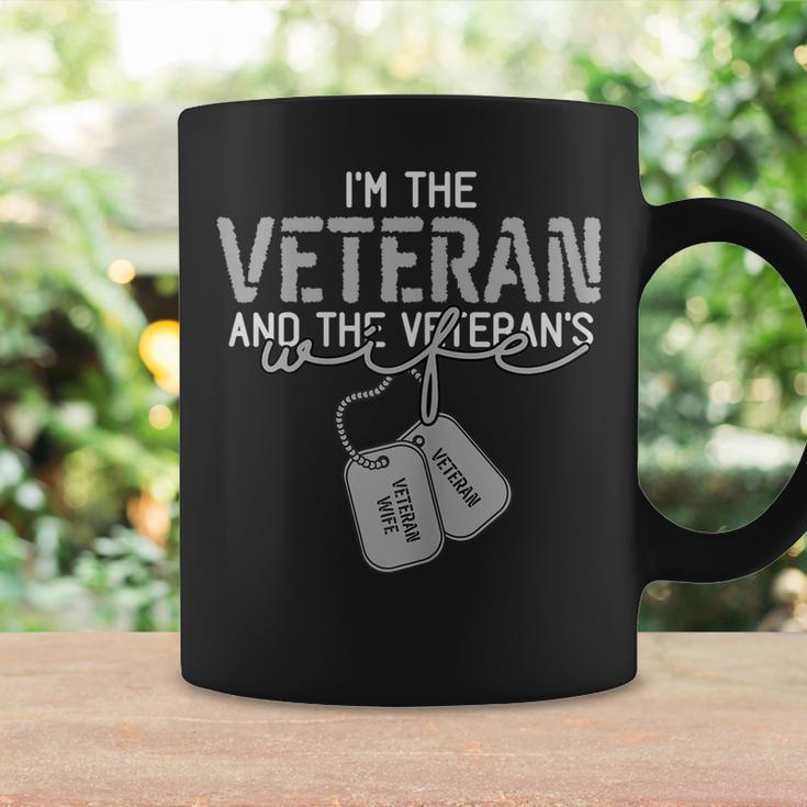 Womens American Veteran And Veterans Wife Funny Women Veterans Day Coffee Mug Gifts ideas