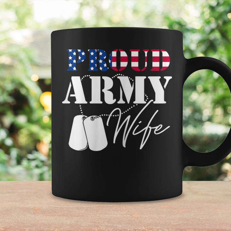 Womens Army Wife Veterans Day Military Patriotic Female Soldier Coffee Mug Gifts ideas