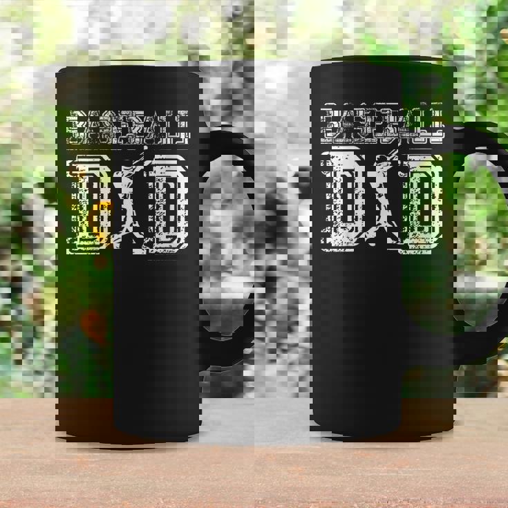 Womens Baseball Dad Fathers Day For Daddy Papa Father Dad Daddy Coffee Mug Gifts ideas