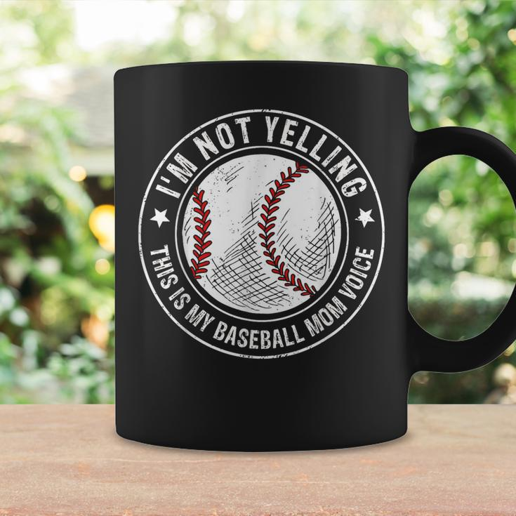 Womens Baseball Mom Voice Funny Baseball Mama Mothers Day Coffee Mug Gifts ideas
