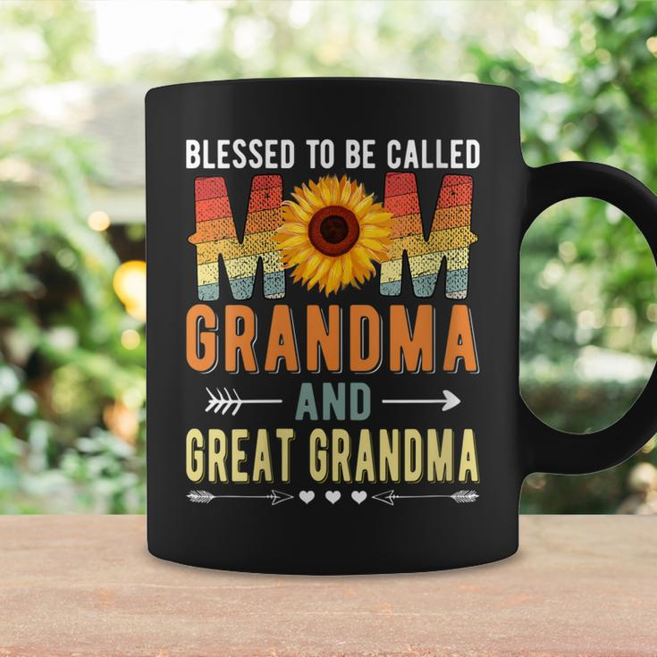Womens Blessed To Be Called Mom Grandma Great Grandma Mothers Day Coffee Mug Gifts ideas