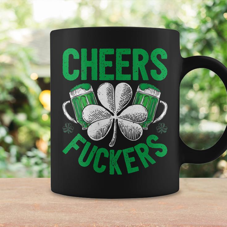 Womens Cheers FuckersSt Patricks Day Men Drinking Beer   Coffee Mug Gifts ideas