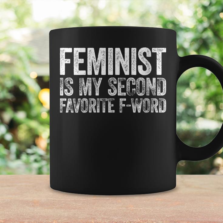 Womens Feminist Is My Second Favorite F Word Feminism Gift Coffee Mug Gifts ideas
