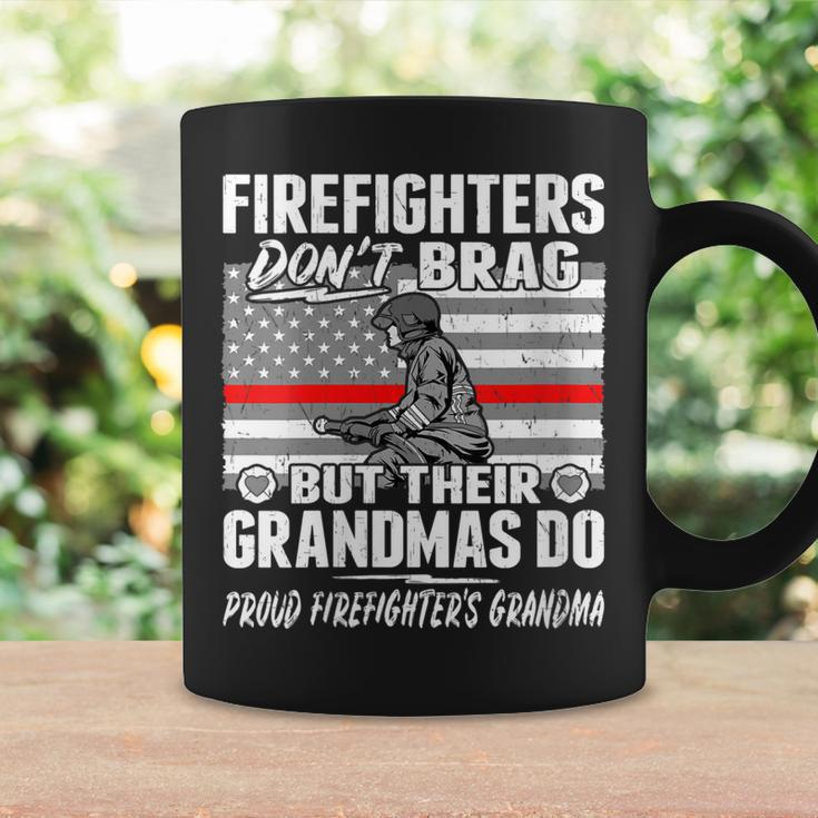 Womens Firefighters Dont Brag Proud Firefighter Grandma Funny Gift Coffee Mug Gifts ideas