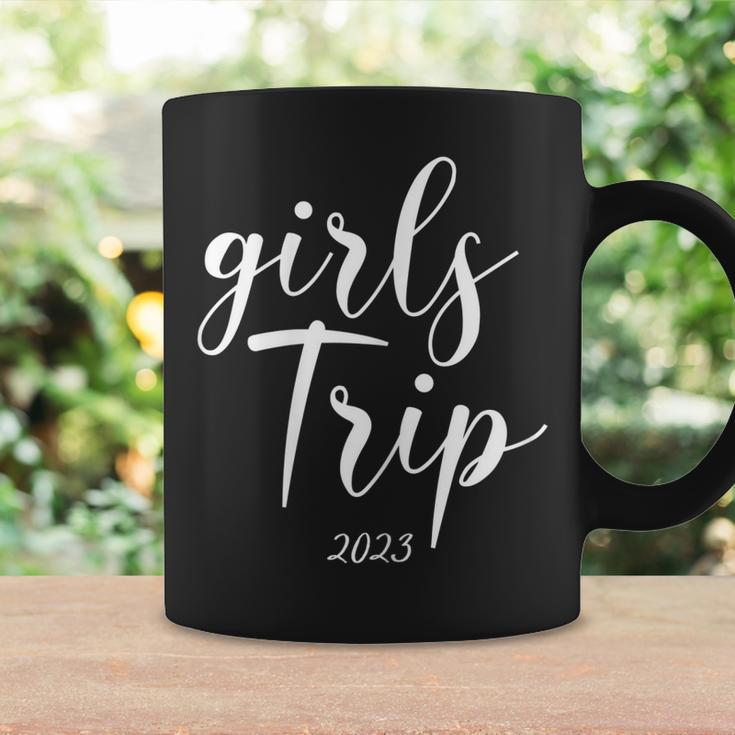 Womens Girls Trip 2023 Vacation Weekend Getaway Party Funny Coffee Mug Gifts ideas