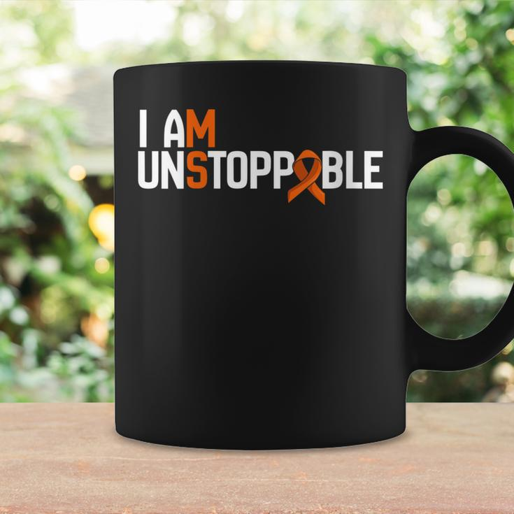 Womens I Am Unstoppable Multiple Sclerosis Ms Awareness Men Women Coffee Mug Gifts ideas