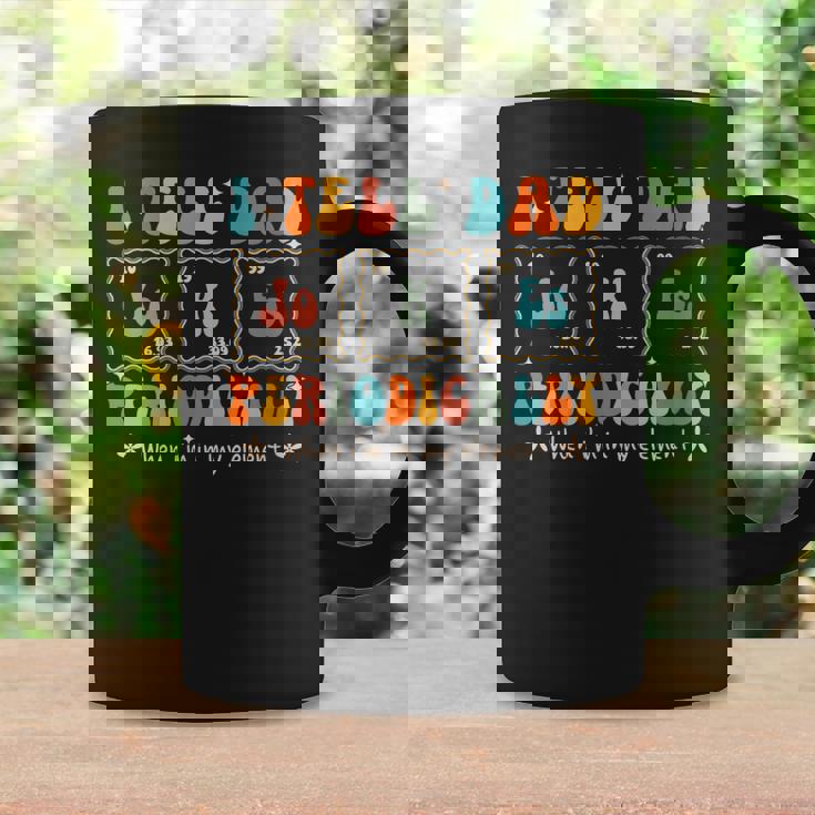 Womens I Tell Dad Jokes Periodically Element Groovy Fathers Day Coffee Mug Gifts ideas
