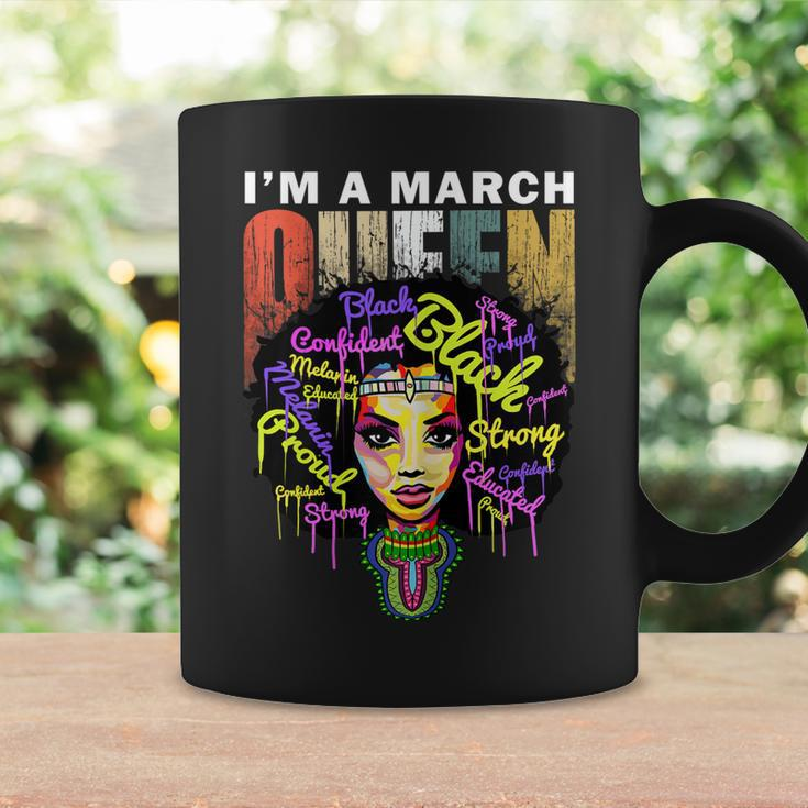 Womens March Birthday Queen Shirts For Women - African Black Girl Coffee Mug Gifts ideas