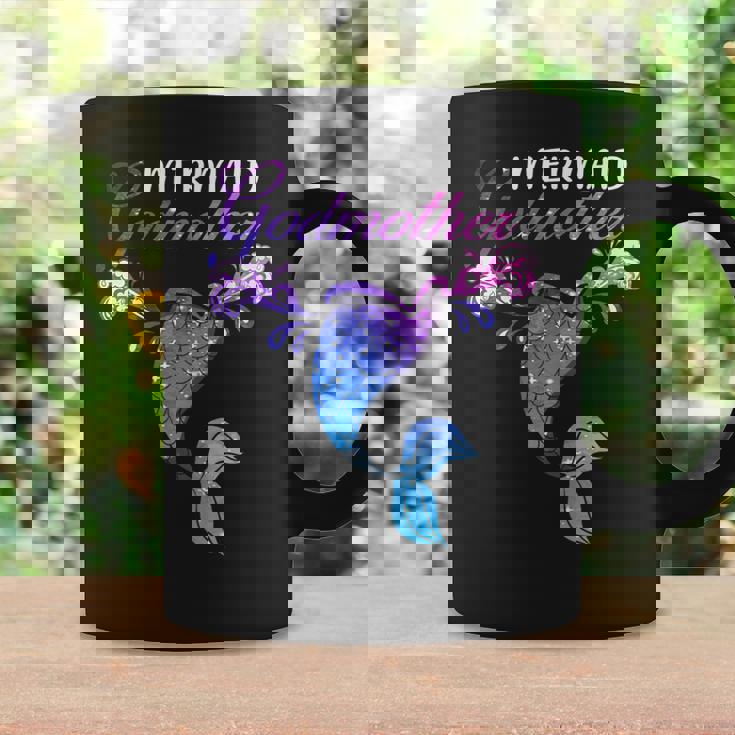 Womens Mermaid Godmother Mermaid Birthday Party Mothers Day Coffee Mug Gifts ideas
