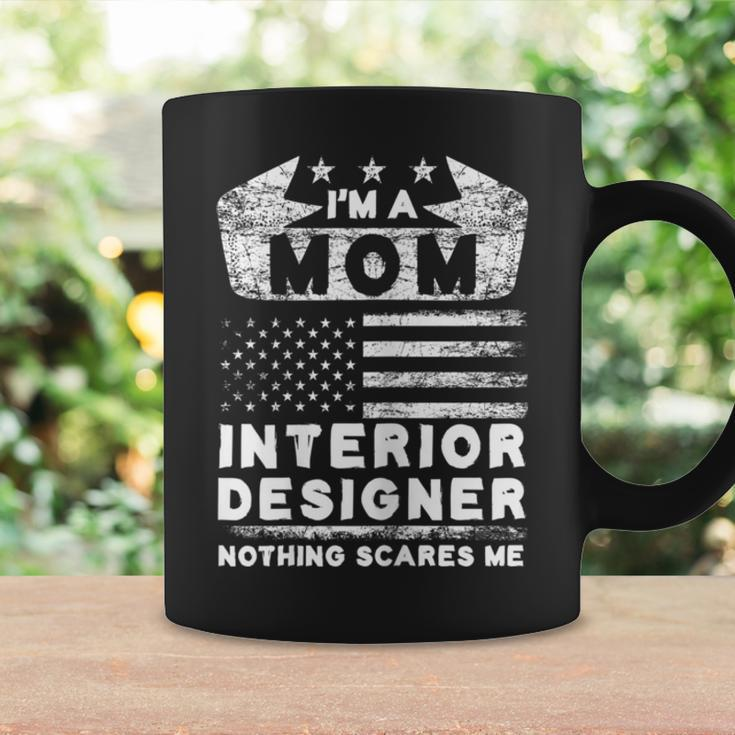 Womens Mom Interior Designer Usa Flag Mother Decorator ArchitectCoffee Mug Gifts ideas