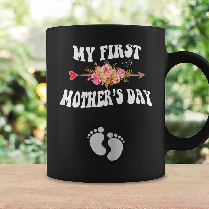 Womens My First Mothers Day Pregnancy Announcement New Mom 2023 Coffee Mug Gifts ideas