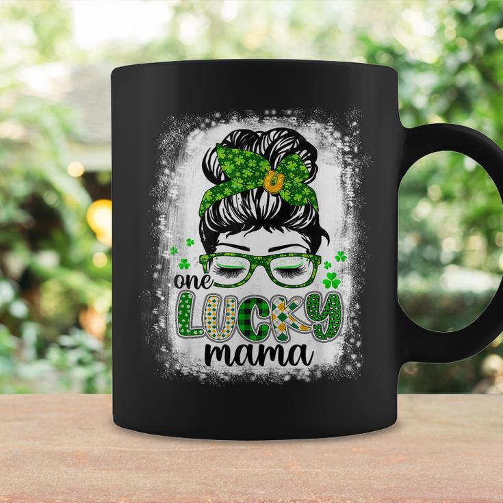 Womens One Lucky Mama St Patricks Day Mom Mother Shamrock V2 Coffee Mug Gifts ideas