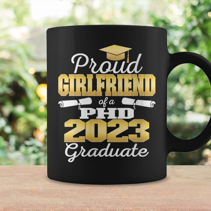 Womens Proud Girlfriend Class Of 2023 Phd Graduate Doctorate Coffee Mug Gifts ideas