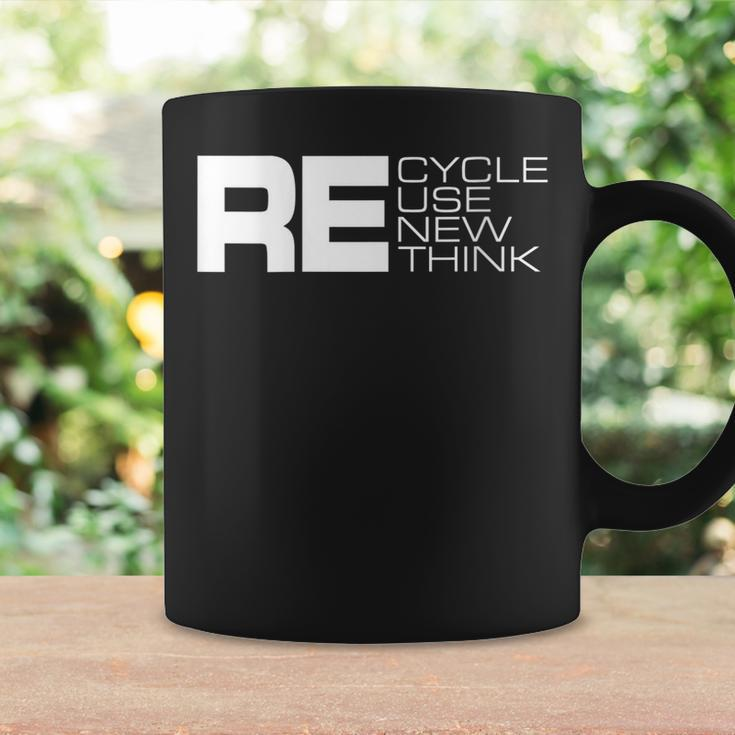 Womens Recycle Reuse Renew Rethink - Re Design Environment Activism Coffee Mug Gifts ideas