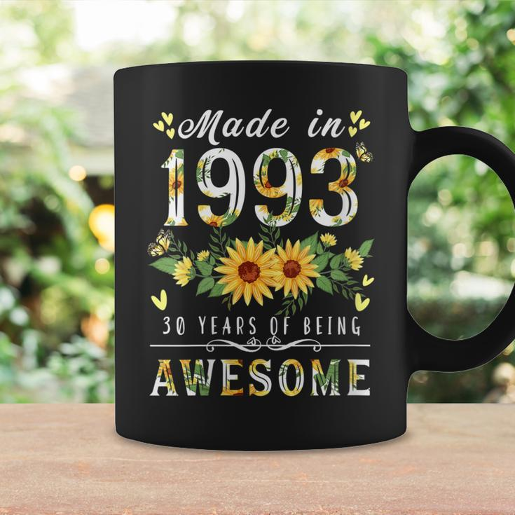 Womens Sunflower 30Th Birthday Gifts For Women Floral Best Of 1993 Coffee Mug Gifts ideas