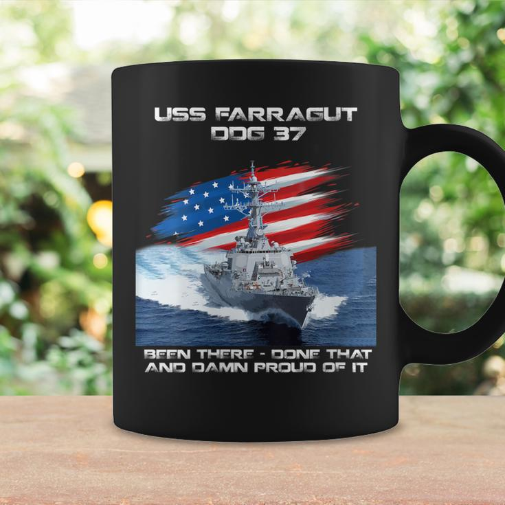 Womens Uss Farragut Ddg-37 Destroyer Ship Usa Flag Veteran Day Xmas Coffee Mug Gifts ideas