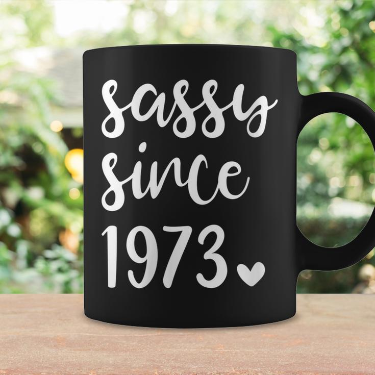 Womens Vintage Sassy Since 1973 Novelty 1973 Women Birthday Party Coffee Mug Gifts ideas
