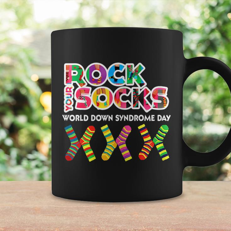 Womens World Down Syndrome Day Rock Your Socks Awareness Coffee Mug Gifts ideas